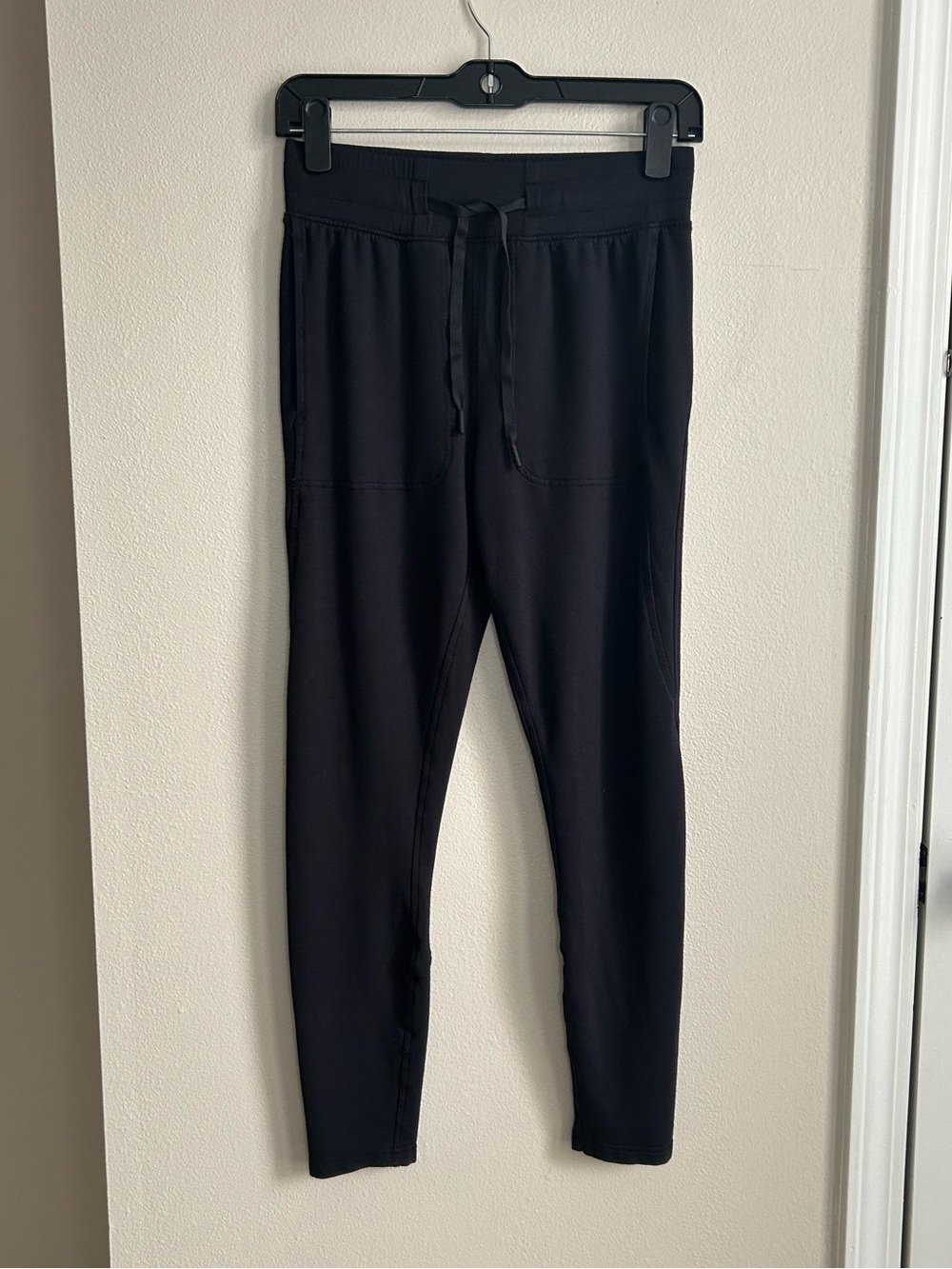 All In Motion Black High Waist Drawstring Jogger Leggings Pants Modal Size XS